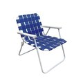 Seasonal Trends Folding Web Chair, 2283 in W, 2362 in D, 3071 in H, 250 lbs Capacity, Steel Frame AC4007-BLUE